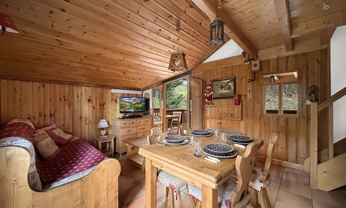 Les Carroz-d'Araches Ski Chalet | LUTA11 Duplex mezzanine 2/4 Pers. pied de p