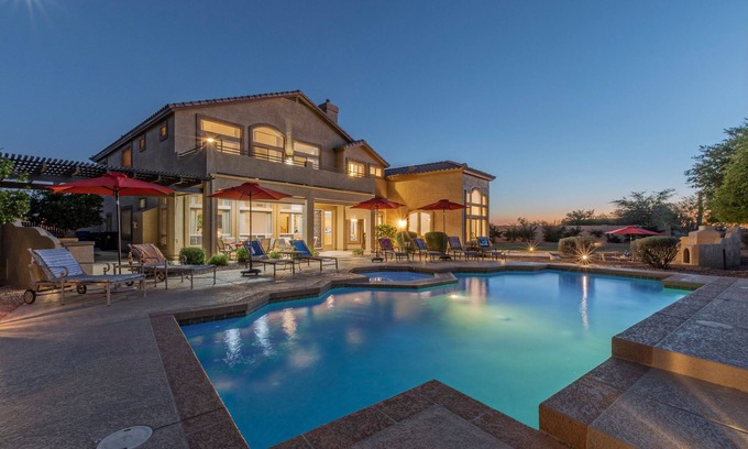 Las Sendas House | LUX Near Golf & Trails: Pvt POOL/Spa, Wood FP, Game Tables, TVs All BRs, EV Charger