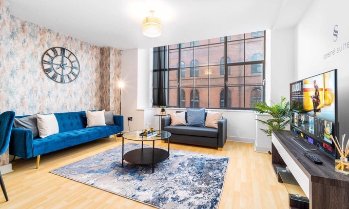 Bordesley Apartment | LUX SEA BLUE-BIRMINGHAM CENTRAL APARTMENT
