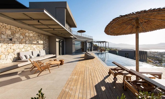 Kokkinon Khorion Villa | Lux Villa Kokoblue-Spectacular Views-Family Villann