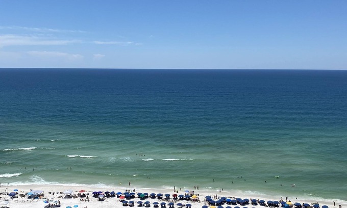 Navarre Beach Condo | "Luxurious Gulf-Front Condo" Watch the Dolphins Play from Your Private Balcony