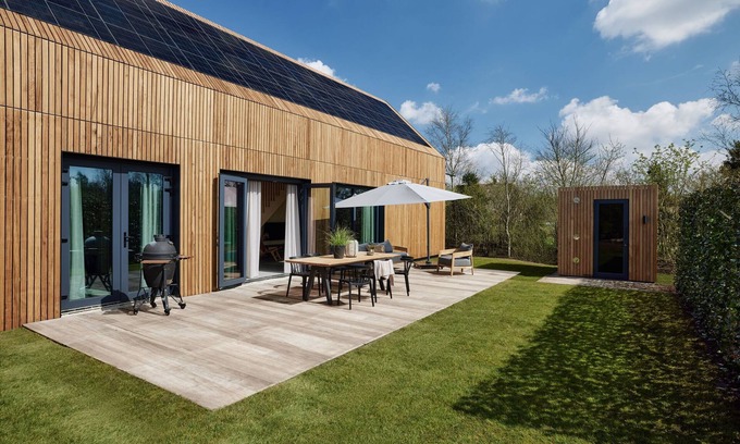 Appelscha House | Luxurious holiday home with sauna, on a holiday park in the Drents-Friese Wold