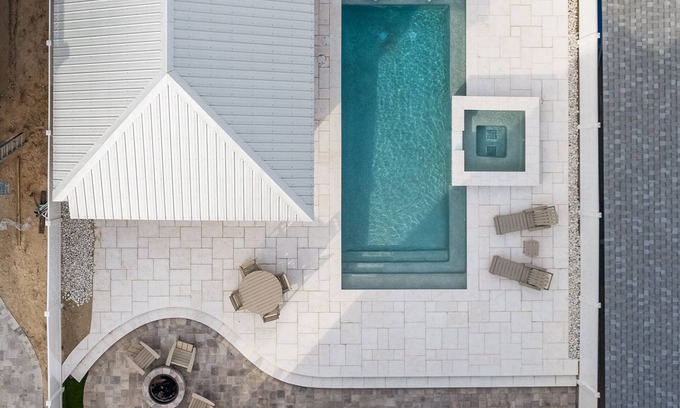 Laguna Beach House | Luxurious home, endless gulf views, heated poolspa, with outdoor bar and grill.