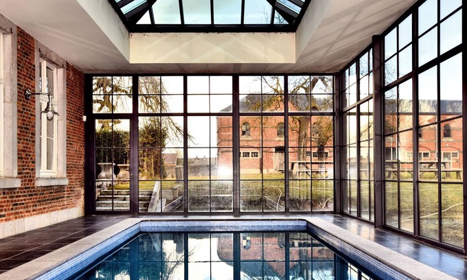 Pont-a-Lesse Villa | Luxurious Mansion in Houyet with Sauna