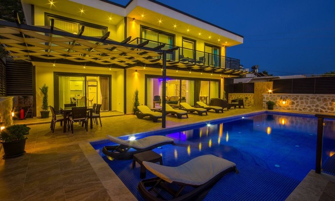 Kalkan Villa | Luxurious Three Bedroom Villa with Large Infinity Pool and Panoramic Sea Views