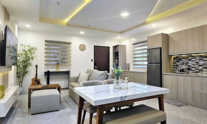 Angeles City Apartment | Luxury 1-BR with King size bednn