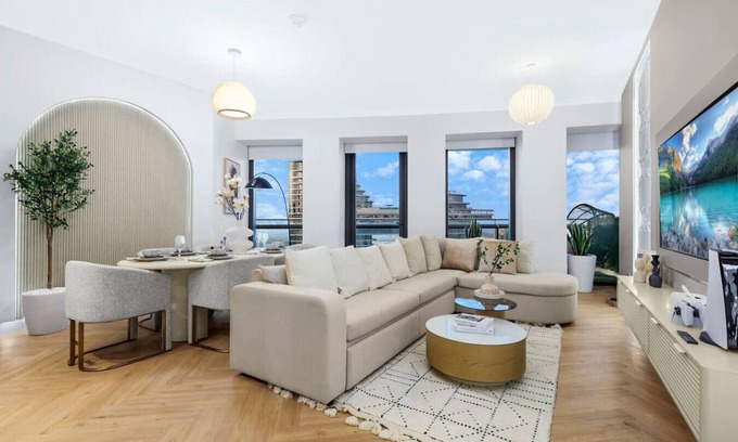Downtown Dubai Apartment | Luxury 2BR w/Skyline and Sea Views, Near Burj Khalifa & Dubai Mall