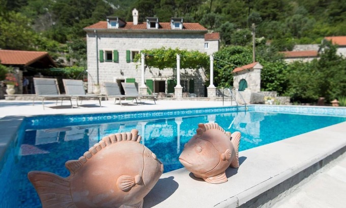 Kotor Villa | Luxury 5 Bedrooms Stone Villa Amazing View