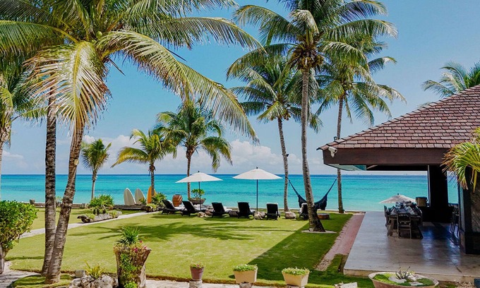 Playacar Villa | Luxury 7BR Beachfront Villa Casa Sirenus with private pool in Playa del Carmen
