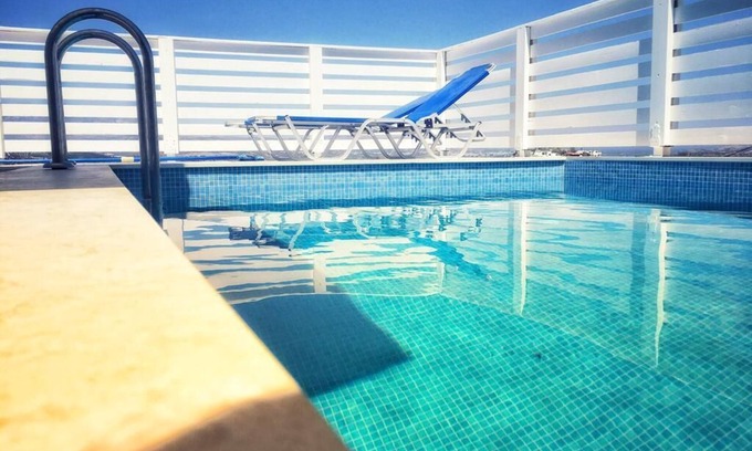 Kamilari Apartment | Luxury apartment in Crete with private pool, sea and mountain views.