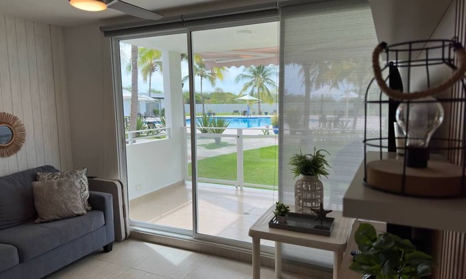 Playa Blanca Apartment | Luxury Beachfront Getaway in Playa Blanca with Pool and Beach Vibes, Rio Hato.