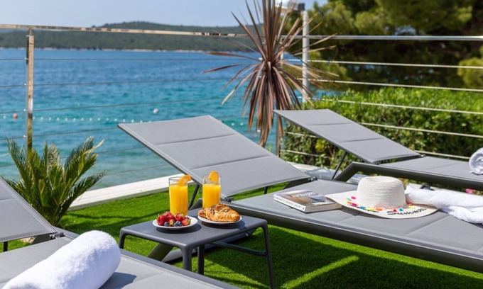 Zaboric Villa | Luxury Beachfront Villa L'Amour - Pool, Šibenik