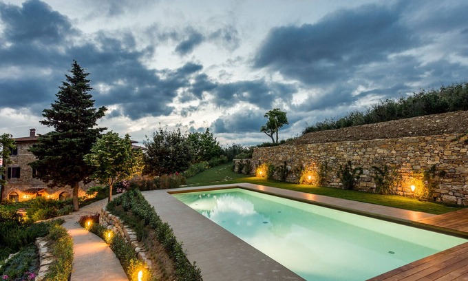 Panzano in Chianti Apartment | Luxury Chianti for two couples with Privacy, View, Pool & Winery