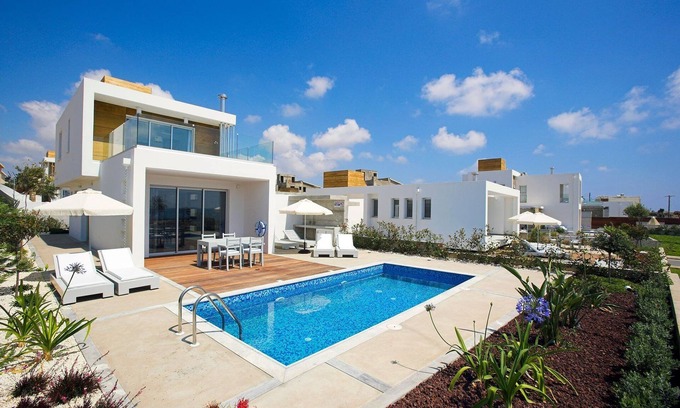 Paphos Villa | Luxury Cyprus Villa | Turquoise Villa | Private Pool | Sea View | Paphos