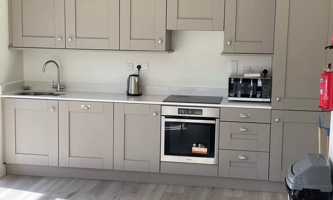 Sandyford Apartment | Luxury en-suite large king size bedroom by Dublin Sandyford Mountain Views.