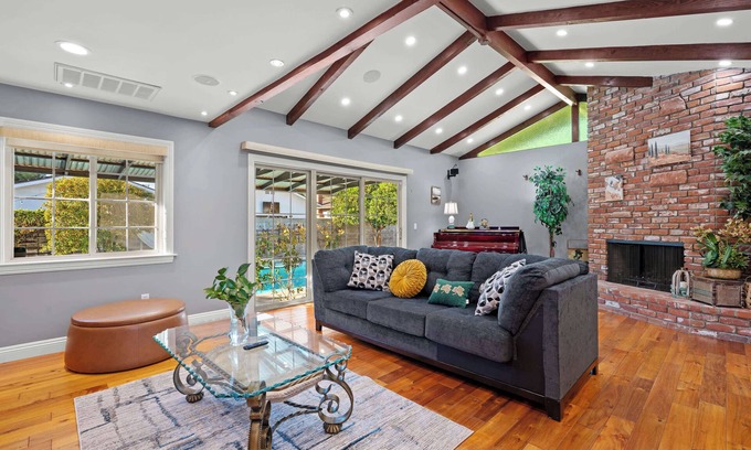 Glendora House | Luxury Estate with Sparkling Pool & Elegant Amenities