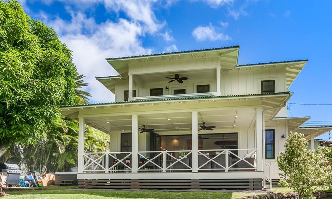 Poipu House | Luxury family friendly home within walking distance to Poipu Beach.