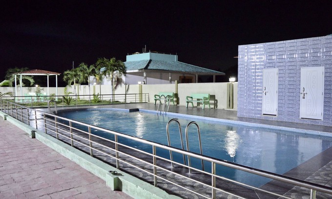 Chevella Villa | Luxury Farmhouse with Bedrooms, AC, Private Pool, Lawn and Gazebo