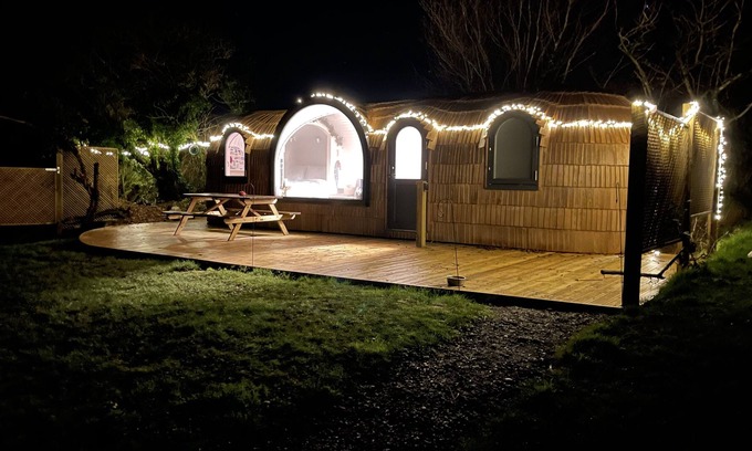 Widegates Cabin | Luxury glamping with sea and sunset views - Cornwall