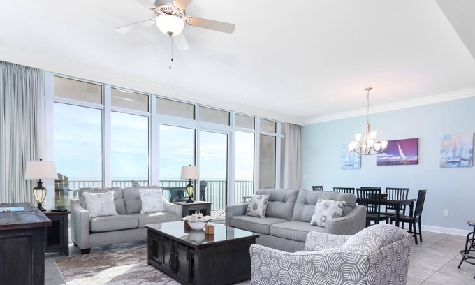 Orange Beach Condo | Luxury Gulf Front Condo | Lazy River!