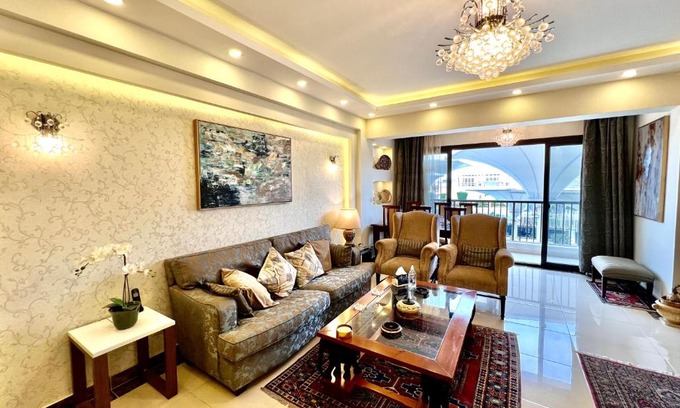 New Cairo Apartment | Luxury hotel apartment with pools in front AUC