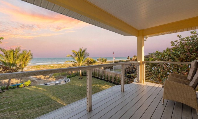 Cocoa Beach Apartment | Luxury Oceanfront Vacation Home in Cocoa Beach | 6 Bedrooms, Game Room & Direct Beach Access