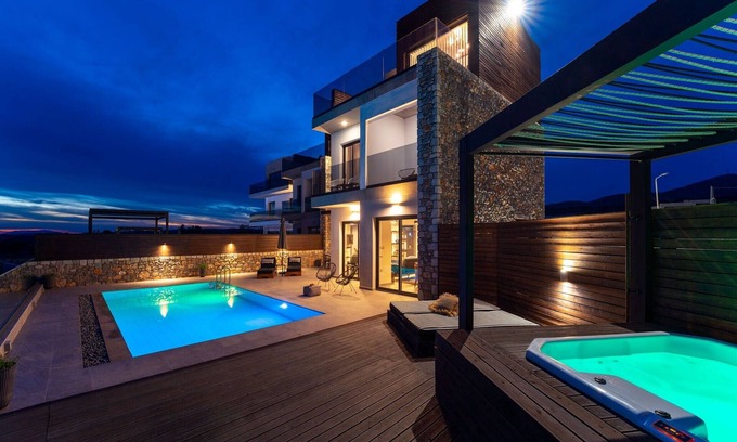 Lahania Villa | Luxury Rhodes Villa | 3 Bedrooms | Villa 6.1 | Great Sea Views | Jacuzzi |.