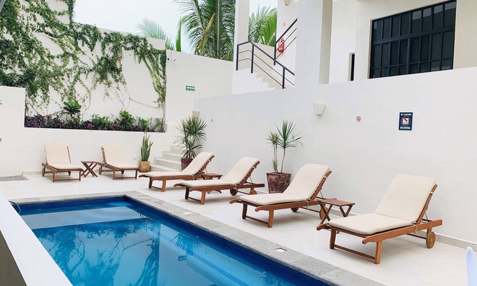 Sayulita Condo | Luxury Salwater Poolside Suite | Rooftop Terrace