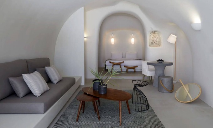 Finikia Villa | Luxury Santorini Villa | Villa Elysian Tria | Private Plunge Pool | Sea & Village View | 1 Bedroom.