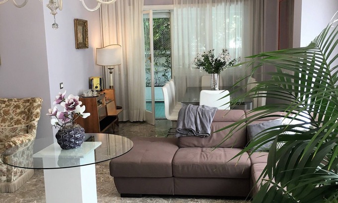 Quartiere XIII Aurelio Apartment | Luxury spacious 4 BR & BA Apt. in Vatican area. Terrace and Jetted tubs A/C WIFI