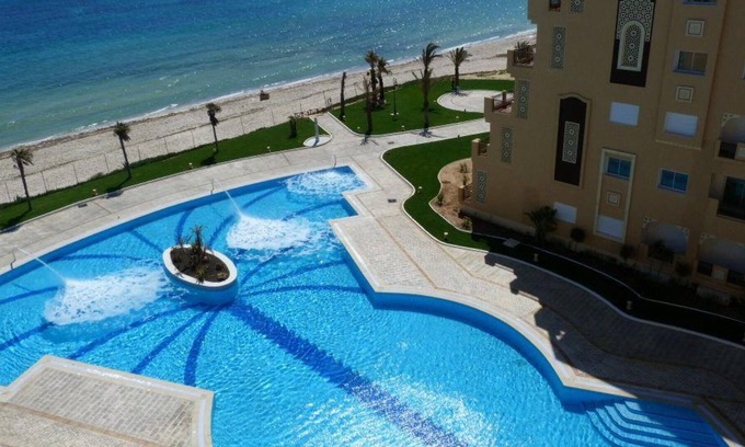 Chott Mariem Apartment | Luxury studio in the Folla residence right on the beach