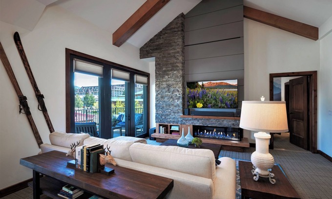 South Lake Tahoe Condo | Luxury Two Bedroom Residence Steps From Heavenly Village