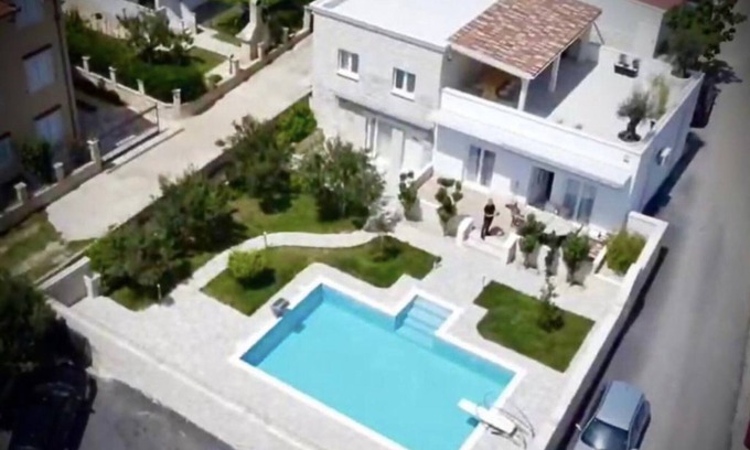 Kastel Kambelovac Villa | Luxury Villa Maci 200m From the Sea with Outdoor Swimming Pool, Charming Terrace