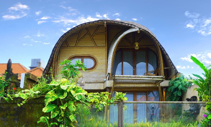 Mas Villa | Luxury Villa - Private Pool Bamboo Villa 3BR overlooking the rice fields
