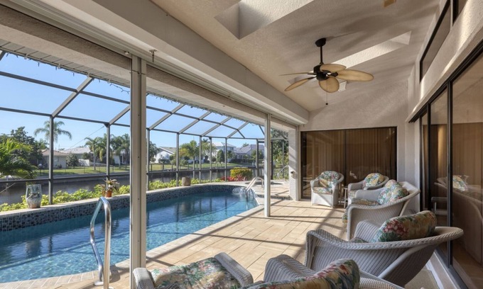 Punta Gorda Villa | Luxury Villa with Private Pool on Charlotte Harbor, Charlotte County Villa 1006