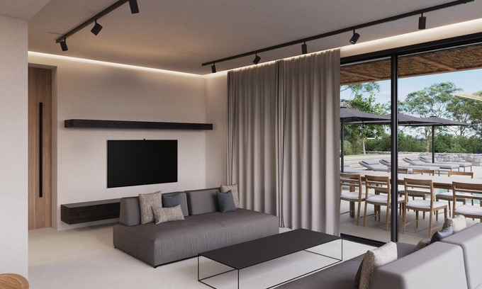 Plaka Villa | Luxury Villa with full sea view of Spinalonga Island!5 mins away from the beach