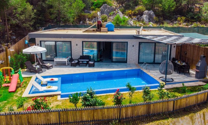 Faralya Villa | Luxury Villa with Jacuzzi in Kas