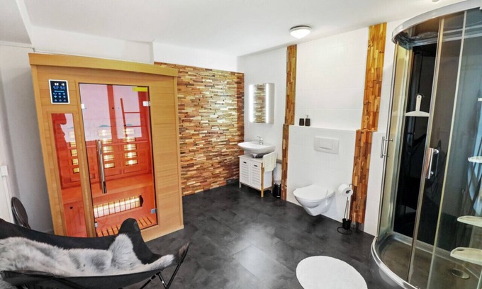 Leukerbad Apartment | Mélèze 2 - Comfortable apartment with sauna