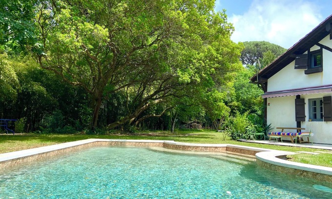 Lit-et-Mixe House | Magnificent vacation home on 1Ha - Unique swimming pool