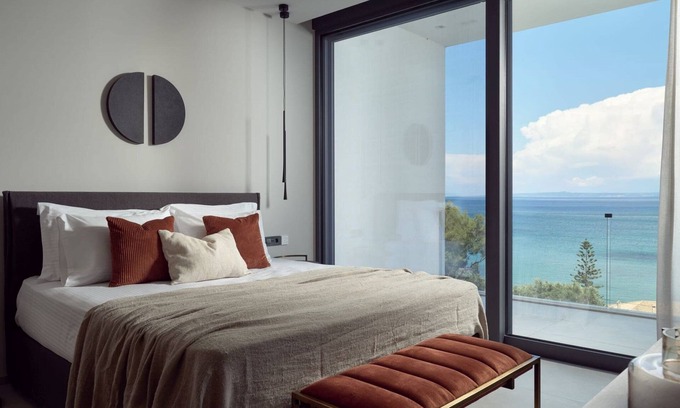Argassi Villa | Magnificent Zakynthos Villa | Ritz Regalia | 5 Bedrooms | Spectacular Sea Views.