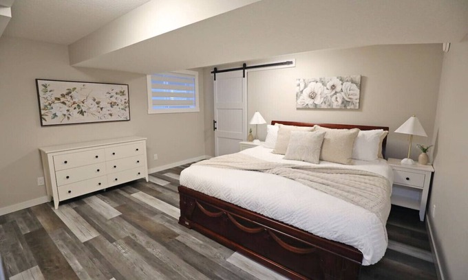 Southeast Calgary Condo | Mahogany Lakefront 2BR Walkout | Trails & Privacy
