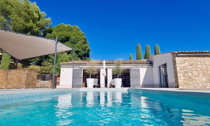 Oppede House | Maison bertuli LES OLIVIERS 5* Air-conditioned Heated pool 15M 2 adul.