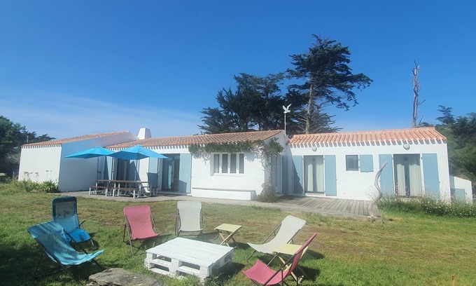 Ile d'Yeu House | Maison Côte Sauvage- 5 Bedrooms 200 meters from the sea 10 minutes from Port Joinville