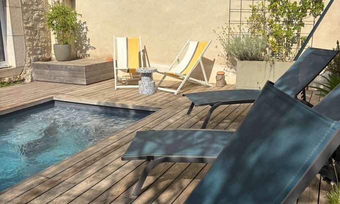 Puygiron House | Maison en Pierres, 6/8pers, Piscine & Sublime vue