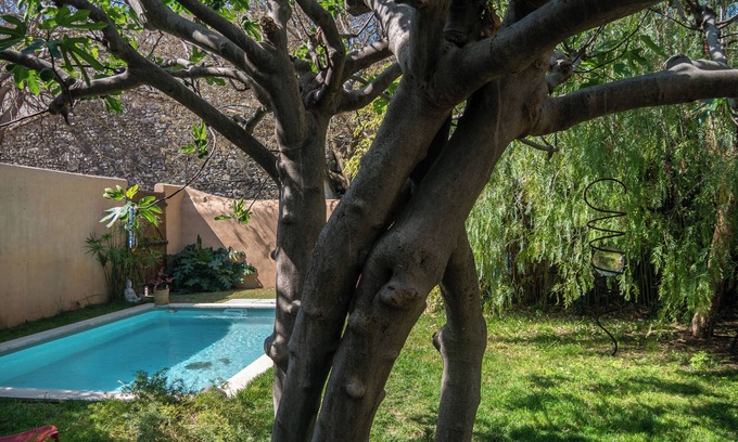 Villeneuve-les-Maguelone House | Maison Authentique Coeur de Village Jardin Arboré Piscine, à 15 mer !