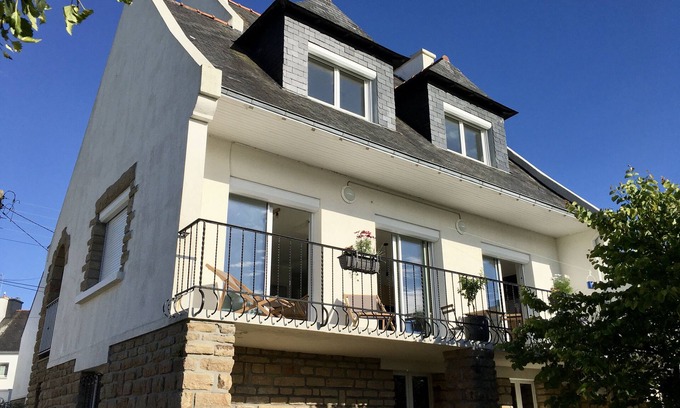 Concarneau House | Maison Néo-bretonne Rénovée Avec vue mer à 150 m de la Plage des Sables Blancs