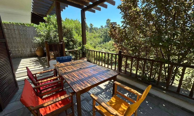 Siviri House | Maisonette with garden under the Elani pines
