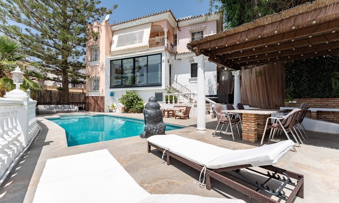 Mijas Ski Chalet | MalagaSuite Poolside House Mijas