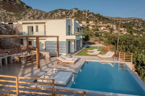 Malia Villa | Malia Vista Villa with Panoramic Sea View and Private Pool