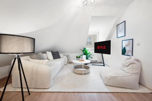 Ludwigsburg Apartment | Malu Rooms - im Stadtzentrum, SmartTV, Netflix, 24h Checkin